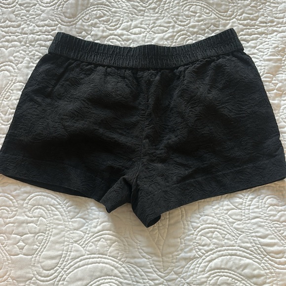 JCrew elastic band black shorts - Picture 2 of 4